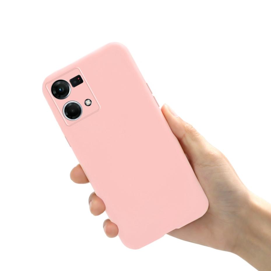 For Oppo Reno7 Case CPH2363 Liquid Silicone Soft Protective Shell Cover For Oppo Reno7 4G Reno 7 Cases 6.43" Phone Fundas