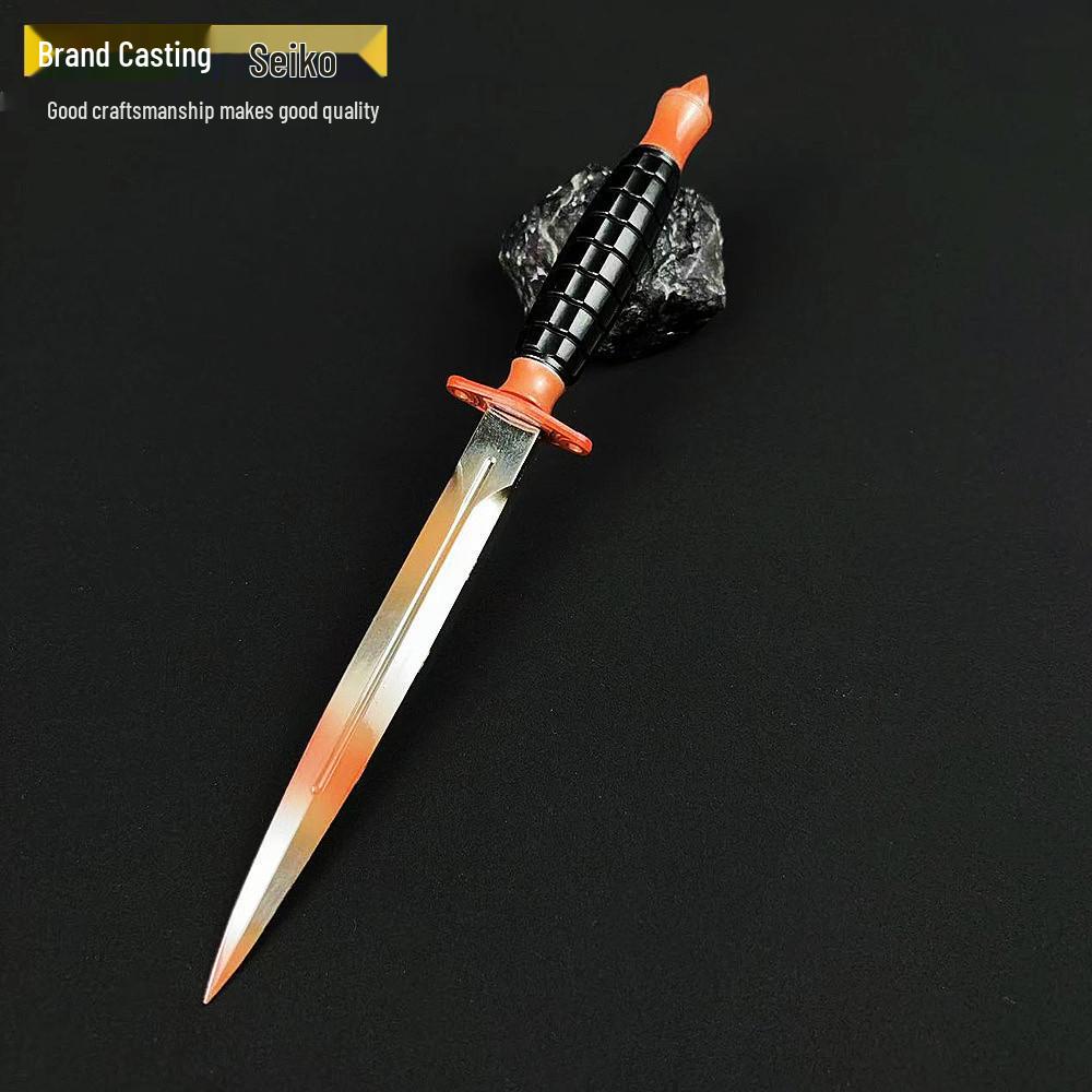 

Delta Black Hawk Alloy Knife Figurine - Metal Craft Toy Ornament