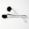 Half Makeup Brush 2-piece Set (Black/White)