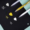 Highlighter Gelstift 1mm Feiner Liner Stift Kunst Zeichenstift Weiß Silber oder Golden Für Künstler Anfänger Student Kunst Zeichnung