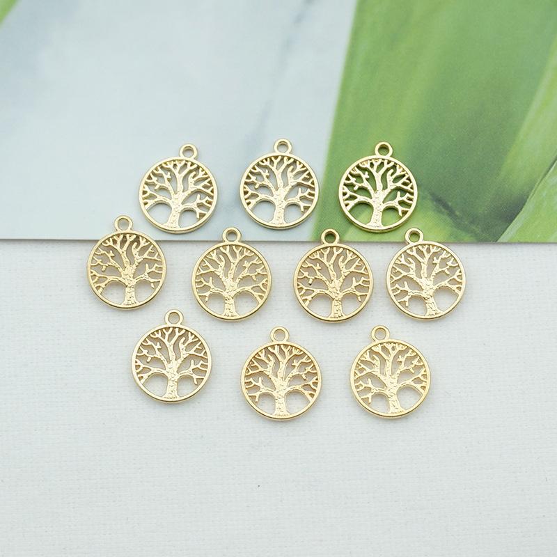 

DIY Ювелірні Аксесуари Підвіски Вінтажні Сплавні Намиста Браслети Матеріали для Підвісок 10pcs золотий