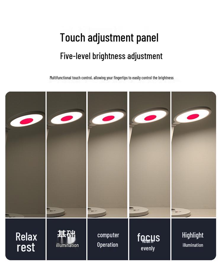Flicker-Free Full Spectrum Study Desk Lamp for Teens
