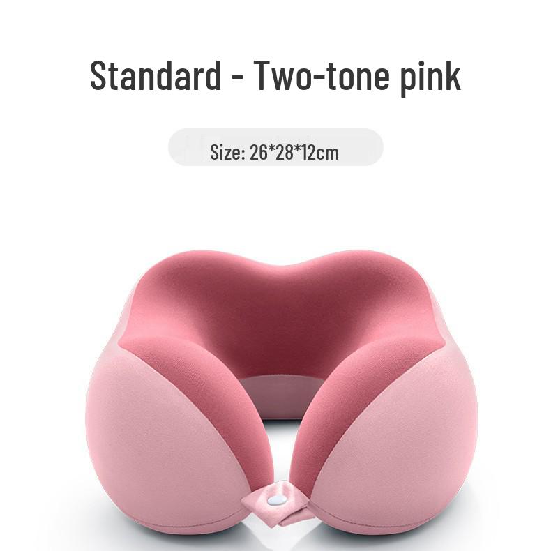 U-förmiges Reise-Nackenkissen aus Memory-Schaum für Flugzeug und zervikale Unterstützung