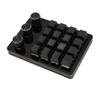 Programmable Keypad 16 Keys 3 Knobs Blue Switch Mechanical Hot Swappable Mini Keypad for Gaming Office Media