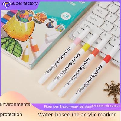 Wasserfestes Acryl-Marker-Set: Glatte, papiersichere Farbstifte für Heimwerkerarbeiten, Graffiti, Aquarellkunst, Studenten und handgemaltes Kunsthandwerk