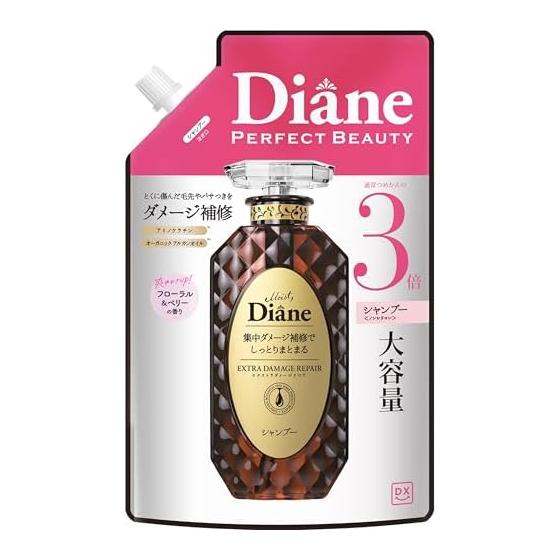 Diane [Large Capacity] Shampoo [Damage Repair] Floral & Berry Scent Diane DX Extra Damage Repair Refill 1000ml