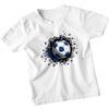 Soccer Ball Breaking Wall Sports T-Shirt Dynamic Action Tee