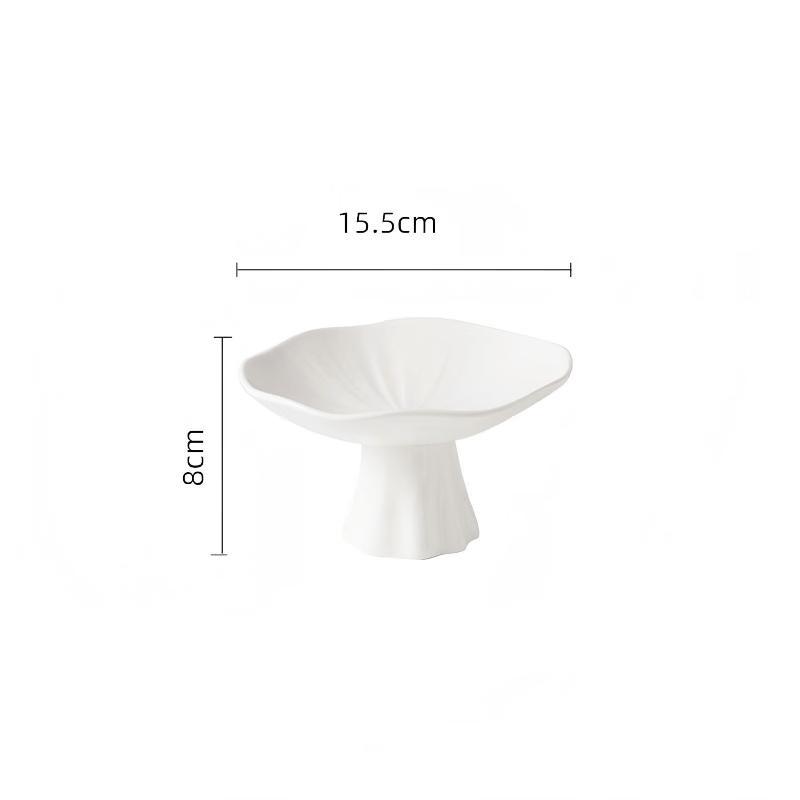 abay Ceramic Pedestal Serving Plate