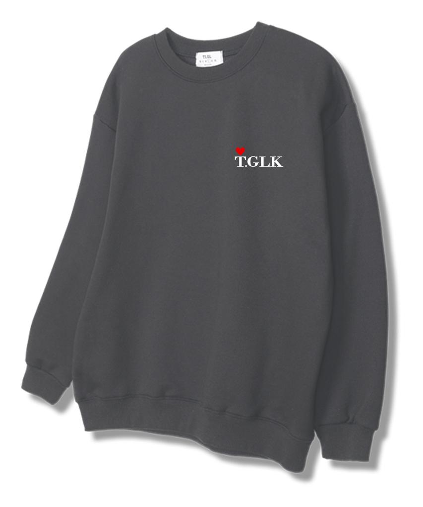 TI.GLAKE Rushmore Dark Grey Sweatshirt [Fleece Lining]