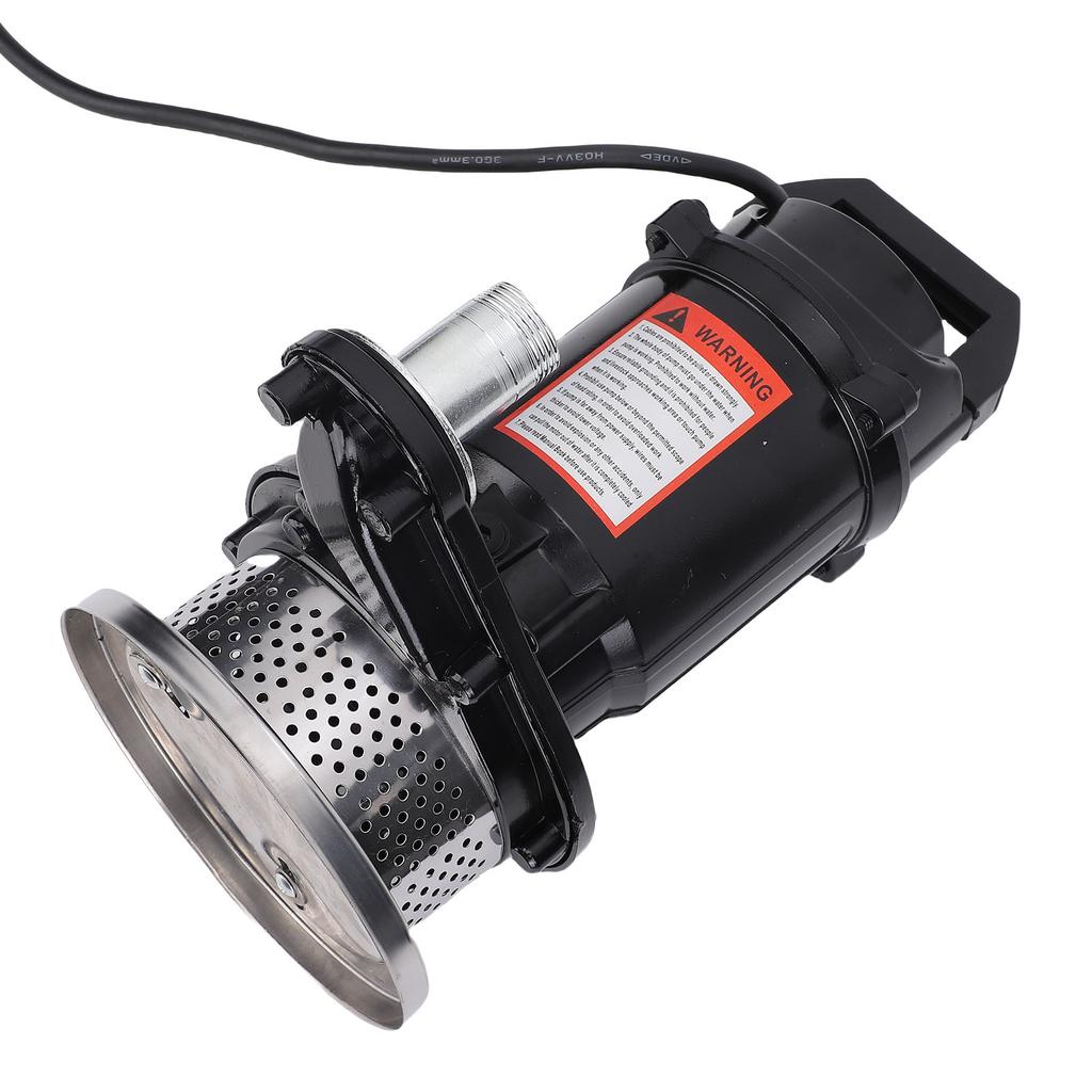 1 2HP Submersible Sump Pump 6000GPH High Efficiency High Lift Submersible Clean Water Pump for Home Farm Factory US Plug