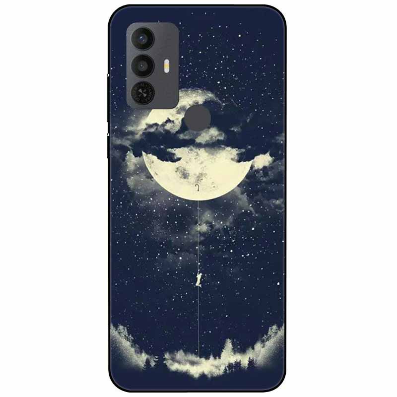 Für TCL 30 SE Hülle 305 6.52'' Silikon Weich Mode TPU Handyhülle für TCL 305 306 30SE Hülle 6165A Bumper Funda für TCL30SE 405