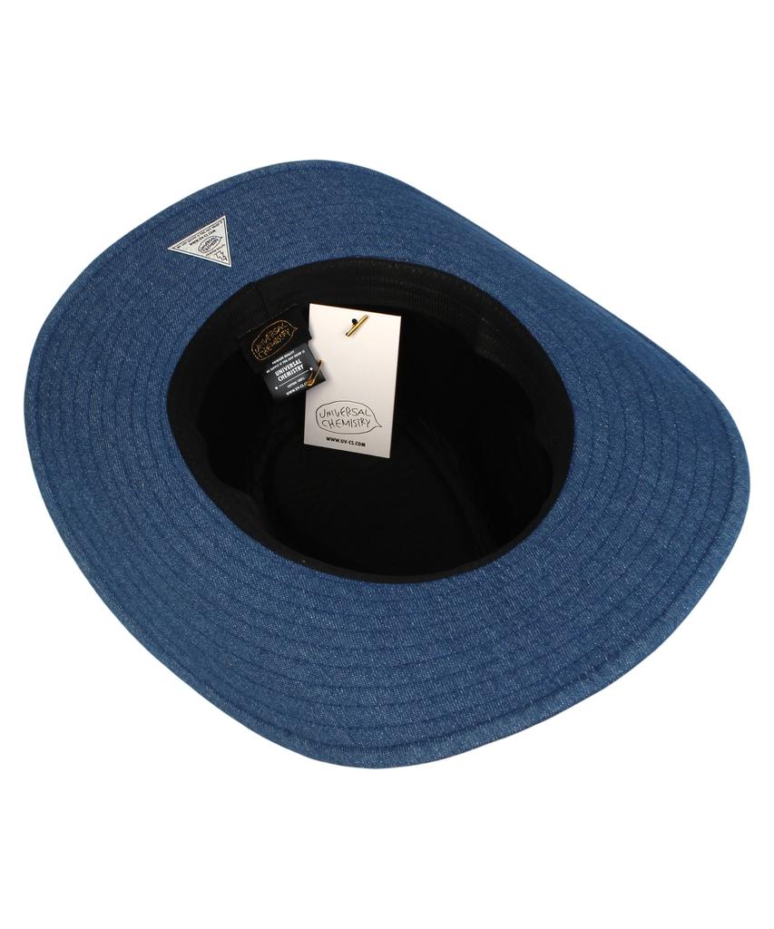 Yunibeosyeolkemiseuteuli Cowboy Dark Denim Fedora Cowboy Fedora