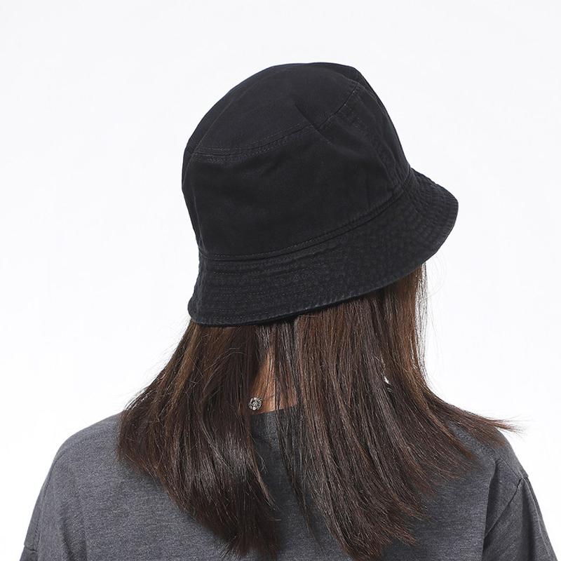 Nike Embroidered Logo Wide Brim Cotton Sun Hat Casual Vintage Street Dance Fisherman Hat Unisex Hats Black DC3967-010