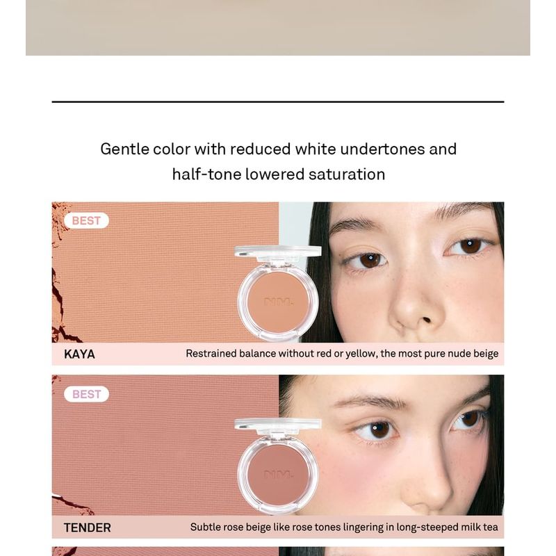 NAMING - Fluffy Powder Blush - 11 Colors