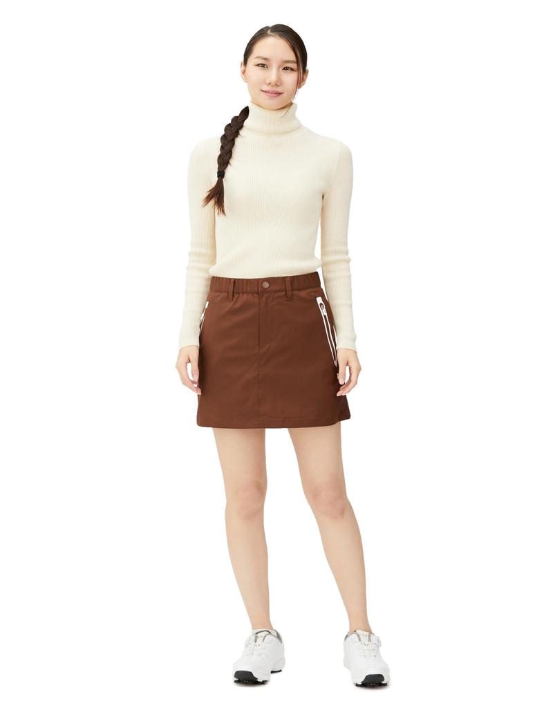 Skirt Taflex Thermotron Radipoka Small Check x Air Shut Water Storage 1 [Pearly Gates] Women's Repellent/Heat / 055-3234008 050_Brown [M]