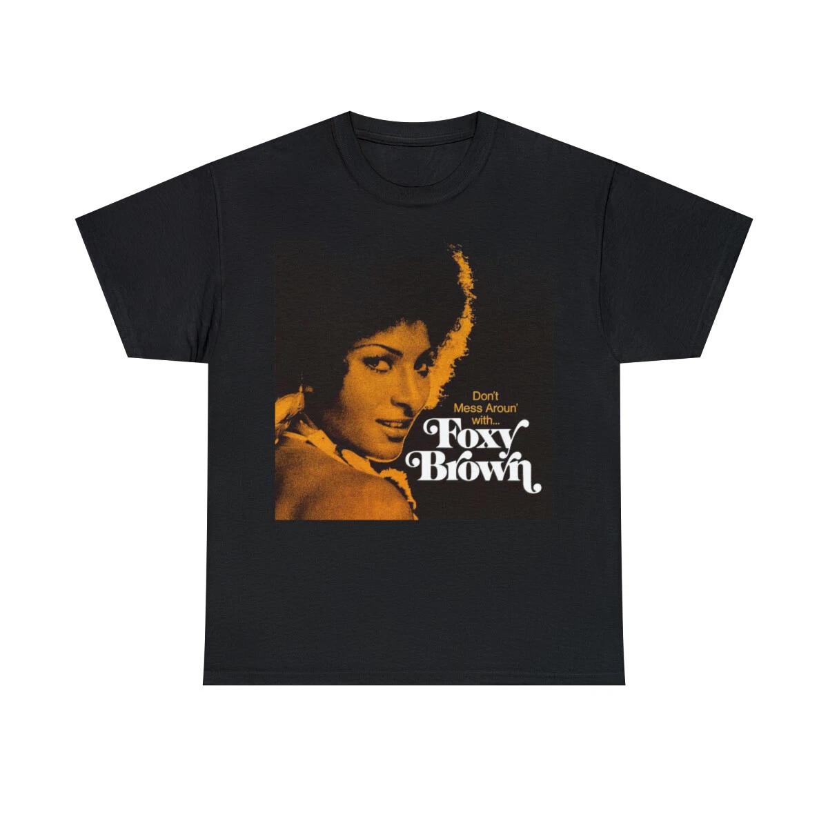 Foxy Brown 70s Classic Starring Pam Grier Short Sleeve Tee 4XL