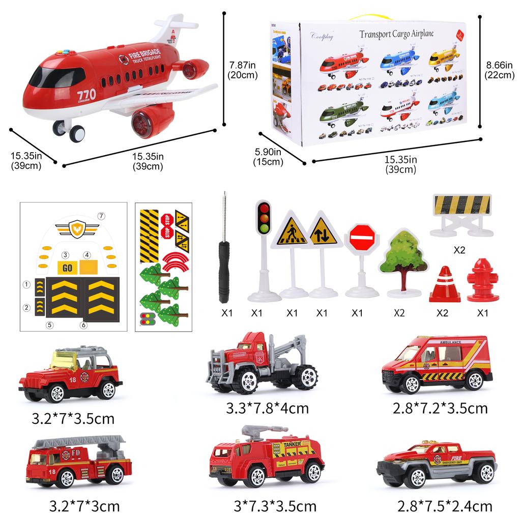 Toys Airplane Inertia Children's Toys Airplane Lighting Music Simulation Rail Passenger Airplane Children's Airplane Toys Gifts