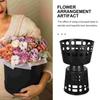 4 Pcs Fixed Liner for Flower Arrangement Fixing Stand Packing Base Material Artificial Flowers Bouquet Plastic Bottom Fresh