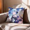 COOL Hoshimachi SSuisei Vtuber   Pillow Case Pattern Printed Pillowcase For Living Room Sofa Cushion Cover