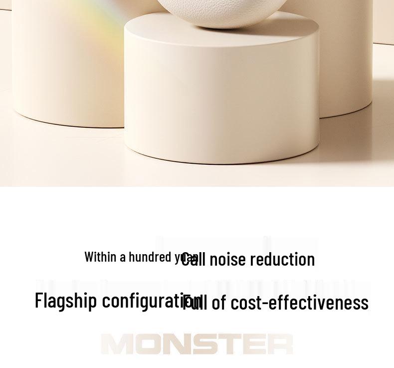 Applicable MONSTER M800 Wireless Bluetooth Noise-Cancelling Open-Ear Stereo Ear Clip Headphones