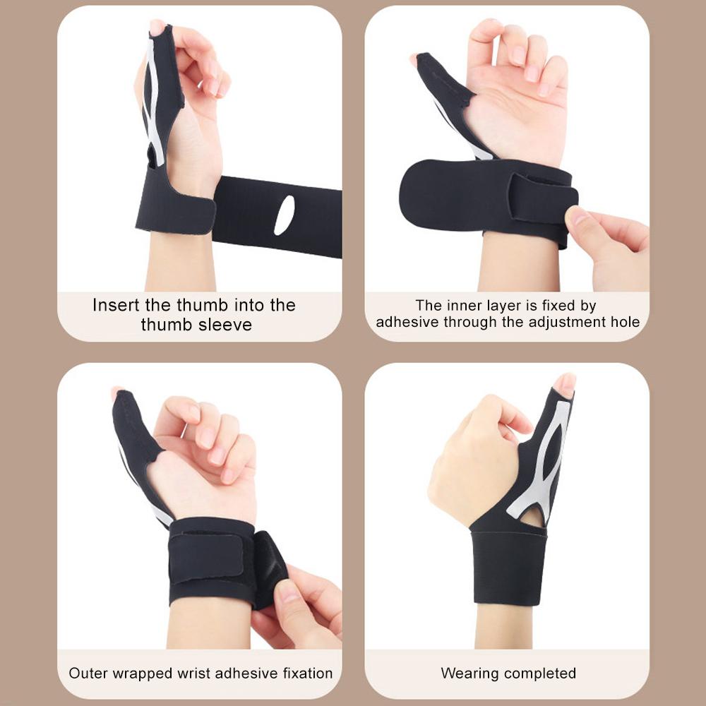 1Pc Thumb Wrist Brace Compression Sleeve, Elastic Protector Support Glove For Arthritis Pain Relief, Tendonitis, Sprains, Sports