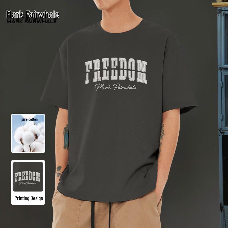 Mark Fairwhale Men s Cotton Graphic Short Sleeve T-Shirt L