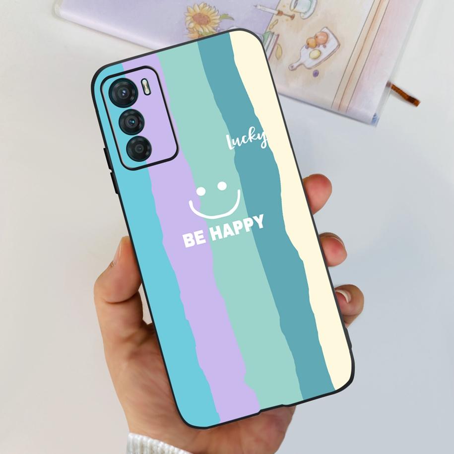 For Motorola Moto G42 Case XT2233-2 Soft Silicone Black Cover Stylish Flower Butterfly Phone Case For Moto G42 G 42 MotoG42 Etui