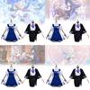 Genshin Impact Cosplay Outfit For Klee Featuring Cute And Vibrant Blue And Black Colors