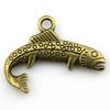 Fisch-Anhänger Vintage Legierung Anhänger Für DIY Schmuck Meeres-Thema Bastelbedarf