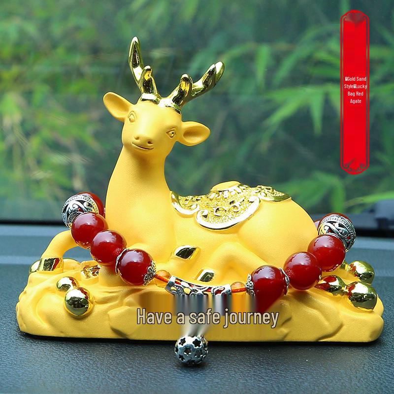 High-End Deer Car Ornament: Unisex Perfume for Center Console Decoration
