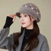 Women's Plush Beret Hat - Windproof Cold-Resistant Winter Beanie for Outdoor Skiing, Sports & Casual Wear Winter Hat