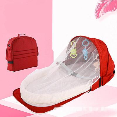 Baby Reise Tragbare Mobile Krippe Baby Nest Bett Neugeborenen Multi-funktion Klapp Bett Kind Faltbare Stuhl Mit Spielzeug Moskitonetz