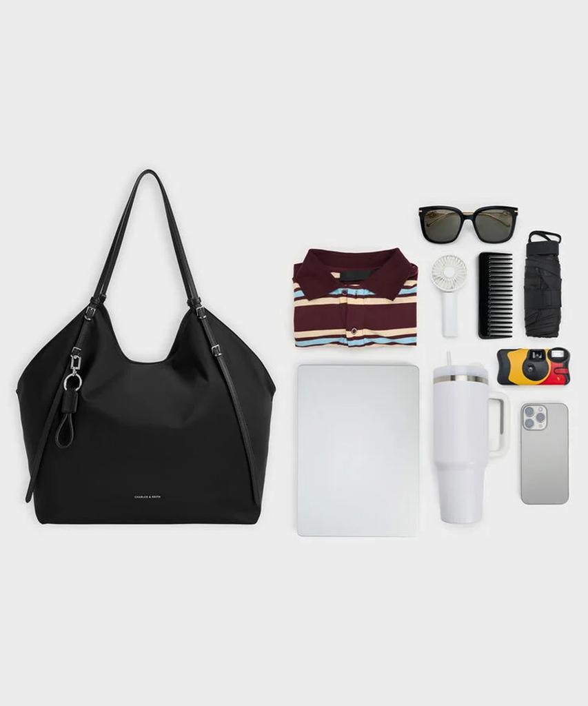 Charles & Keith Levi Nylon Tote Bag Ck2-30151539