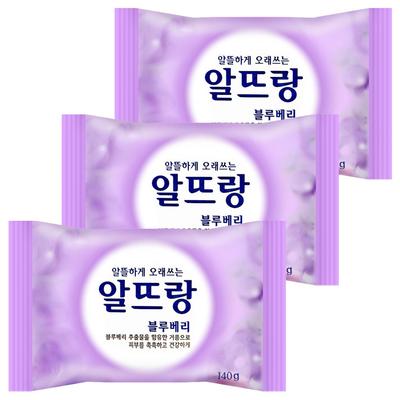 Altrang Soap Blueberry 140g 3 Pieces, 1 Piece