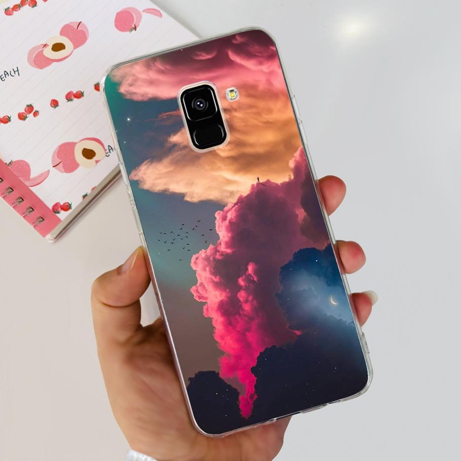 For Samsung Galaxy A8 2018 Case SM-A530F New Fashion Painted Cover Soft Silicone Phone Case For Samsung A8 Plus A8+ A730F Bumper