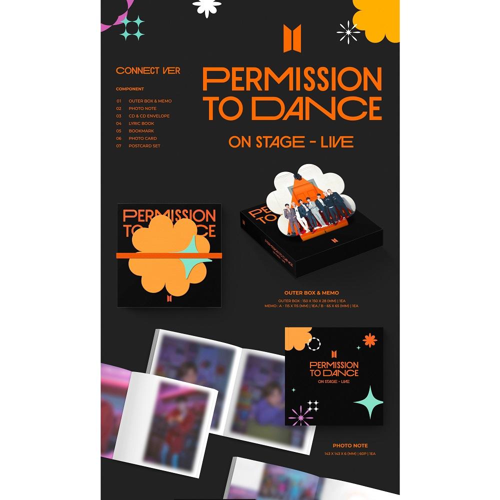 BTS Permission To Dance On Stage - Live CD