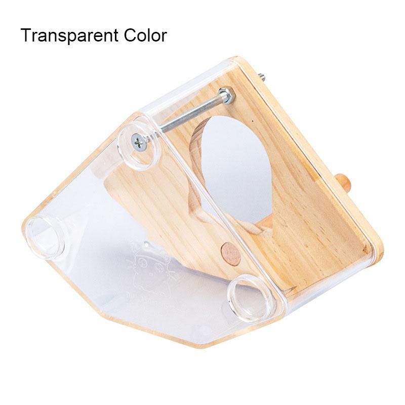 

Large Space Transparent Pet Bird Bath Breeding Box Shower External Installation Caged Parrot Bathing Tub for Small Large Birds прозрачный