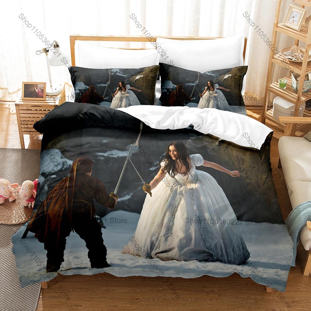 Vintage Mirror Mirror Movie Poster Duvet Cover Set 1 Quilt Cover 2 Pillowcases For Film Lovers