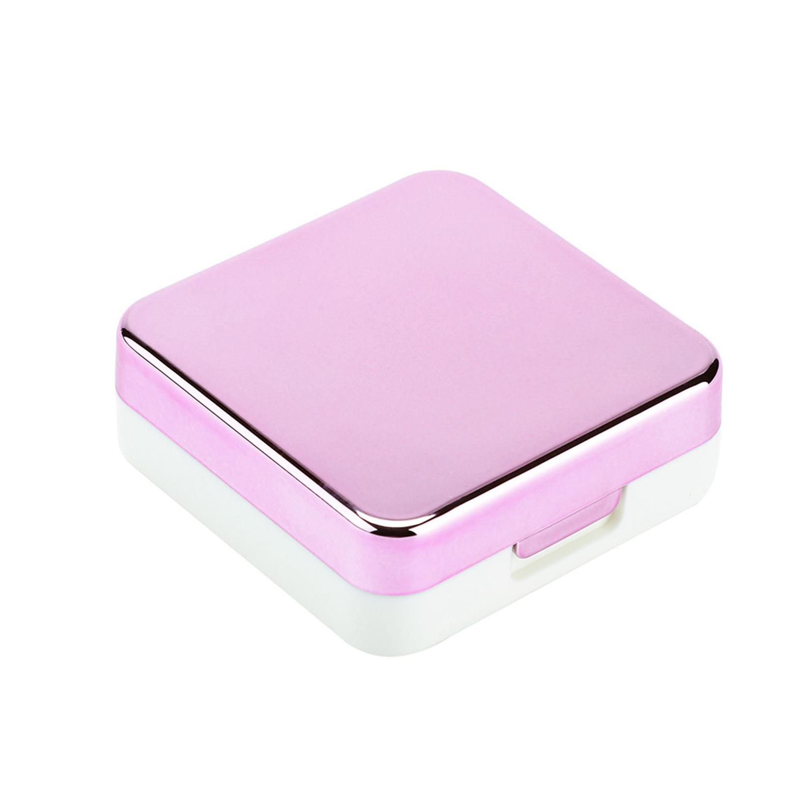 

Светоотражающий чехол для контактных линз, милый милый дорожный набор, коробка розы красного