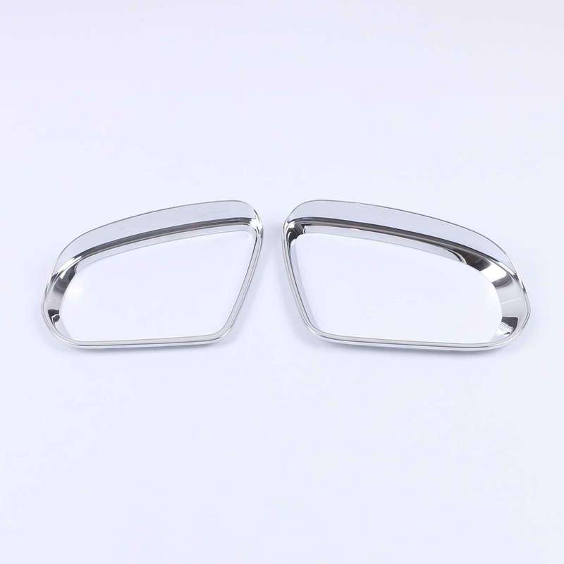 For Mercedes Benz B C E S GLA GLB GLC ABS Rearview Mirror Cover Rain Eyebrow Visor Frame Trims Sticker Car Styling Accessories