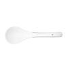 Large Porcelain Spoon White Multipurpose Long Handle Ceramic Porridge Spoon for Home Restaurant