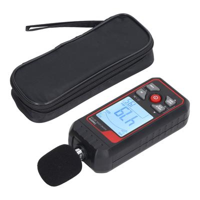 Sound Level Meter Sensitive Accurate Measurement Quick Response LCD Backlit Noise Tester Black