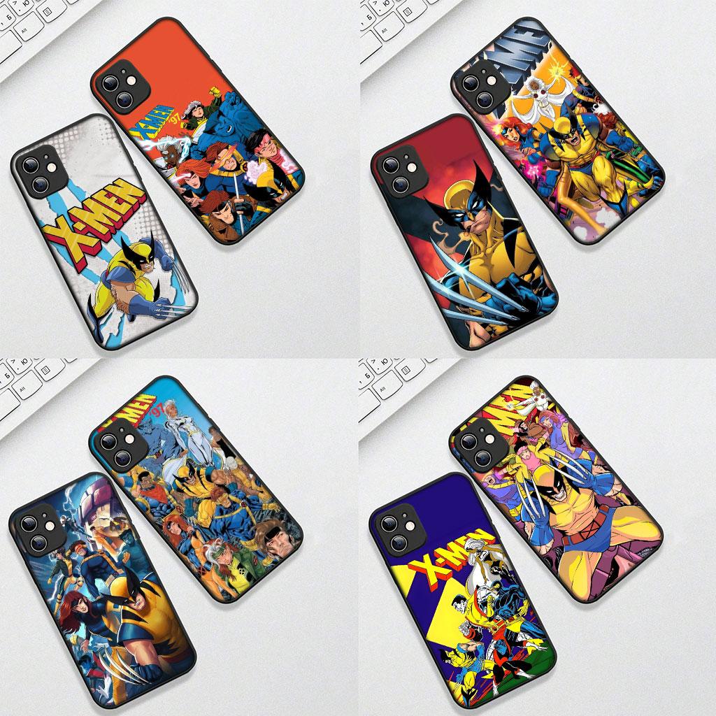 X Men Marvel Wolverine Xmens Casing Phone Cover for Apple iPhone 16 15 14 11 Pro Max 7 8 Plus SE2 SE3 SE 2022 2020 Case