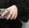 Punk Hip Hop Dark Ring Tide Internet Celebrity Street Dancing Index Finger Ring Personality Jewelry Tail Ring