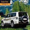 Mitsubishi Pajero V97/V93/V73/V77 Body Stripes: Exterior Pinstripe Sticker Decoration