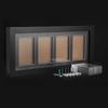 New 4Grids Trading Cards Display Frame Wooden Wall Mounted Football and Basketball Photo Frames Exhibits Champion Card Rack