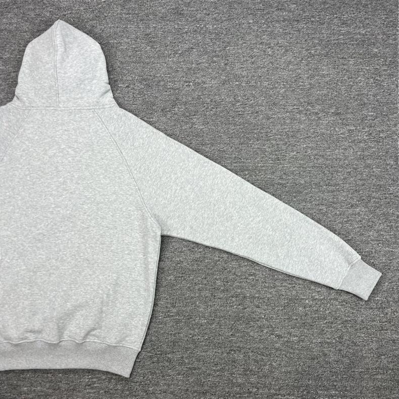 Unisex Embroidered Hooded Sweatshirt & Velvet Sweatpants Hip Hop Set