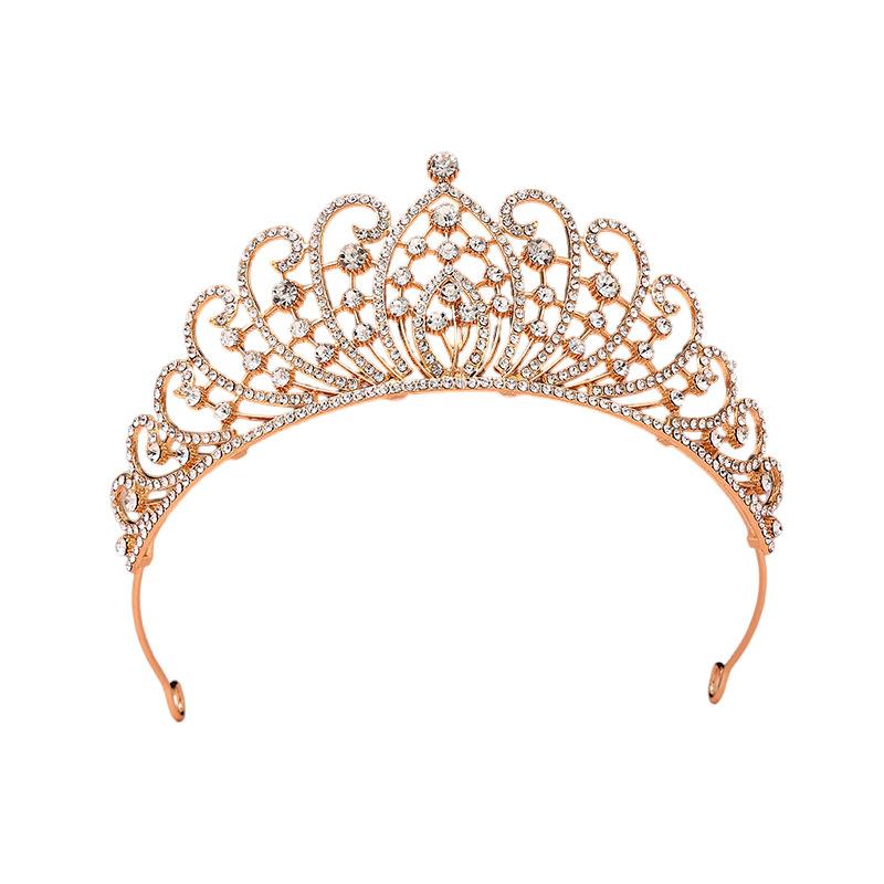 New Crown Tiara for Children Eighteen Year Old Coming of Age Ceremony Princess Crown Bestie Crown  Colored Diamonds