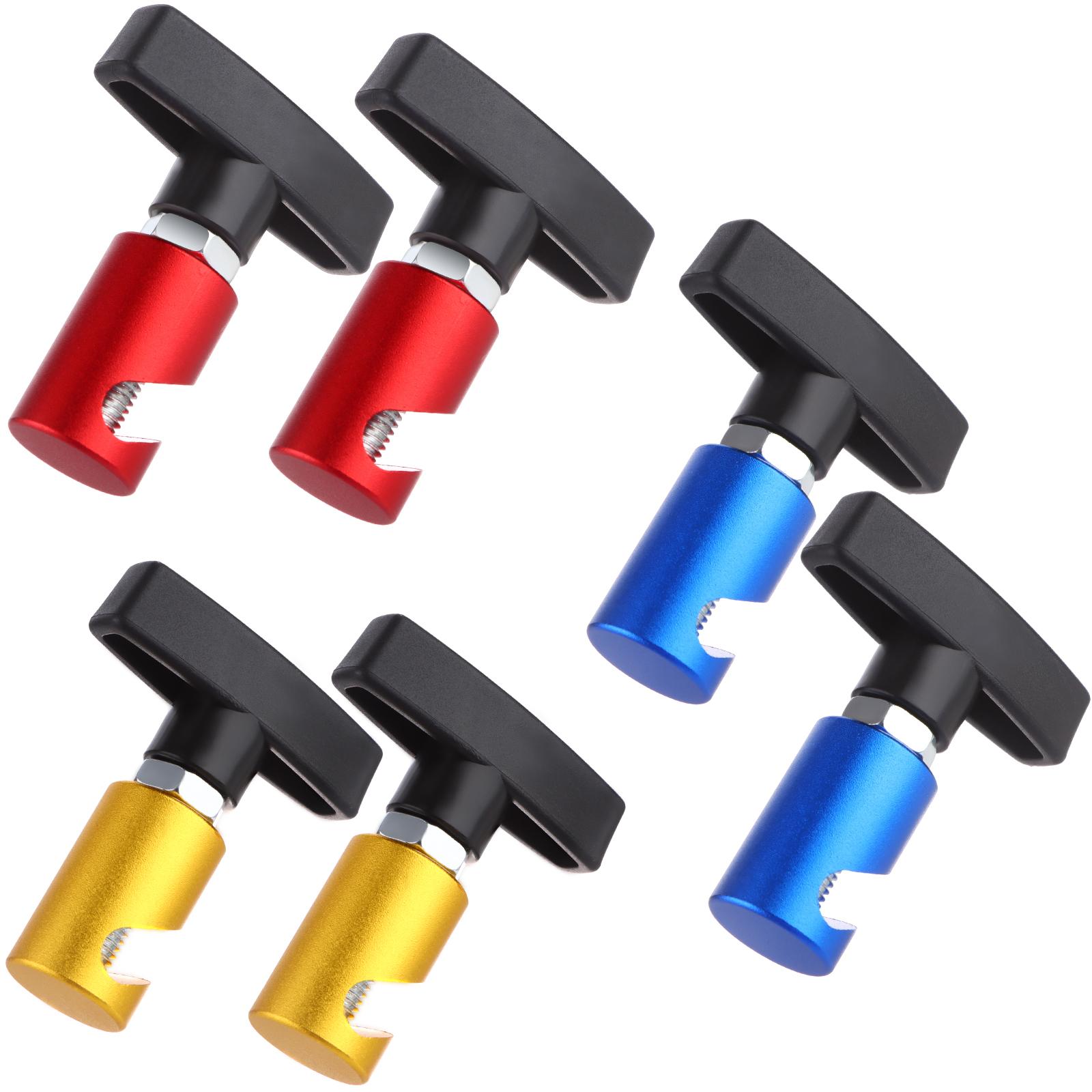 

6 шт. Зажим для фиксации капота автомобиля, зажим для поддержки, зажим для стойки капота 0,55 дюйма, фиксирующая клипса для поддержки, зажим для поддержки Fo чёрный