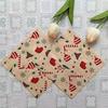 Watercolor Christmas Design Paper Napkins - 2-Ply Festive Holiday Tableware for Christmas, New Year, and General Celebrations